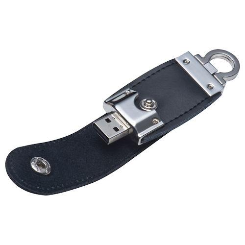 Leren USB stick Sleutelhanger