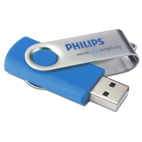 USB stick Twister,  blauw