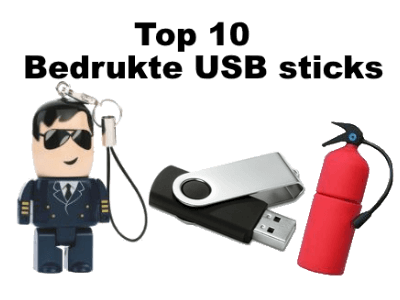 Top 10 bedrukte USB sticks