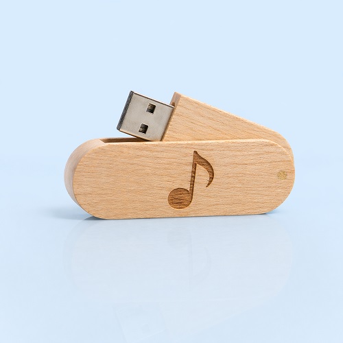 Hoe zet je muziek op een USB-stick